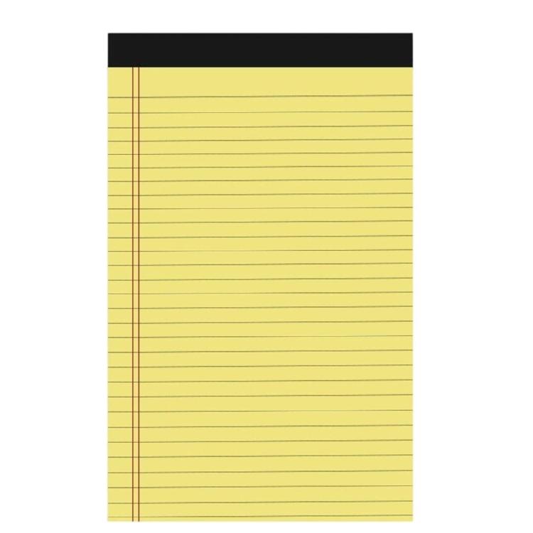 4 Pcs A4 Memos Pad Tearable Legal Pad Scratch Pads Writing Paper Note Pads School Supplies
