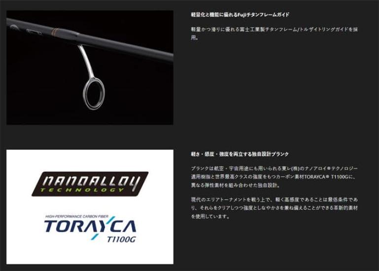 ティモン T-CONNECTION AREA  TCA-S61ML JACKALL T-Connection Area TCA-S61ML Rods buy at Fishingshop.kiwi