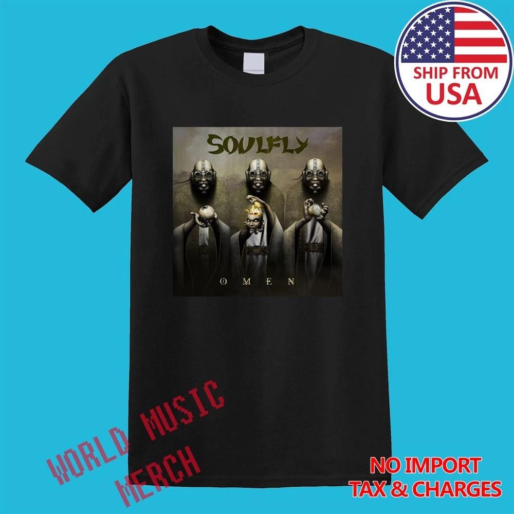 

Soulfly Omen Men s Black Size S-5XL S