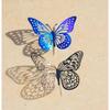 3D Hollow Butterfly Wall Stickers for Kids Rooms, Home Decal Decor, DIY Mariposas Fridge Stickers, 12Pcs