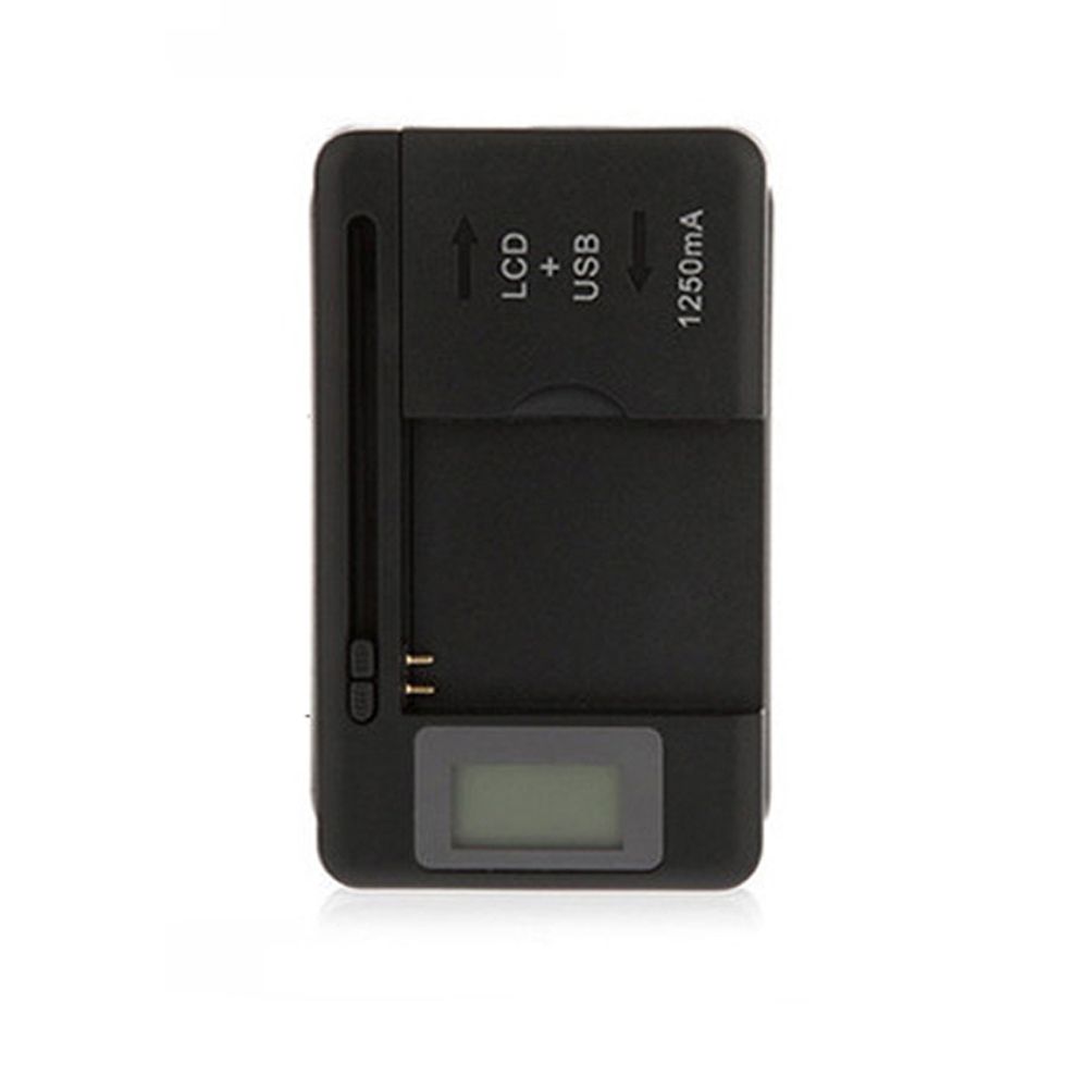 Universal For Cell Phones US Plug Desktop Charger Mobile Battery Charger LCD Display USB Port