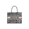 Medium DIOR Book Tote-Blue And Ecru Toile De Jouy Reverse Embroidery M1296ZRGO-M928