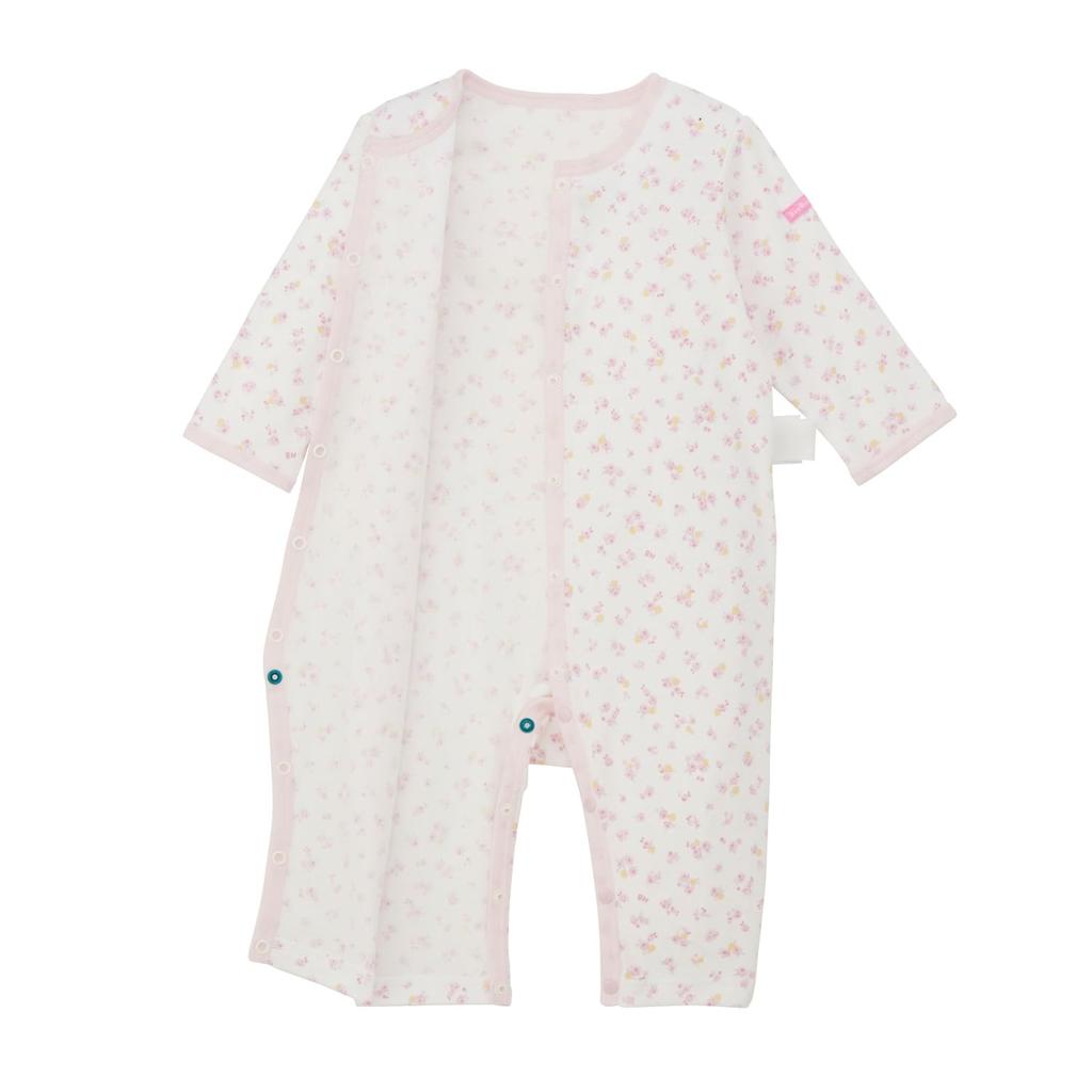 Miki House Hot Biscuits Coverall Underwear, Boys and Girls, Baby, Kids, Children's Clothing, Pink, 80cm, 70-2441-143