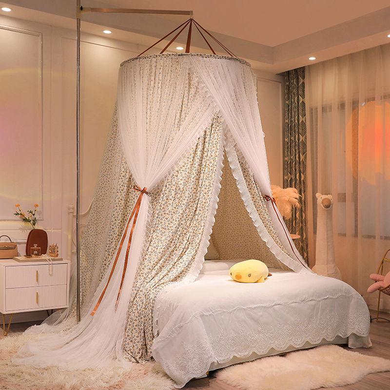 Princess Style Hanging Mosquito Net: Dustproof, Light-Blocking Dome Bed Canopy, Easy Installation
