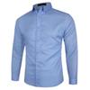 2024 Men's Fashion Long-Sleeve Multicolor Slim Fit Shirt