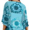 Damen Chiffon Strandkimono Cover-up mit Sonnenschutz