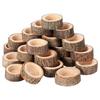 24Pcs Wood Holders Natural Birch Stump Tealight Holder Set for Rustic Centerpieces Home Decor Thanksgiving Christmas