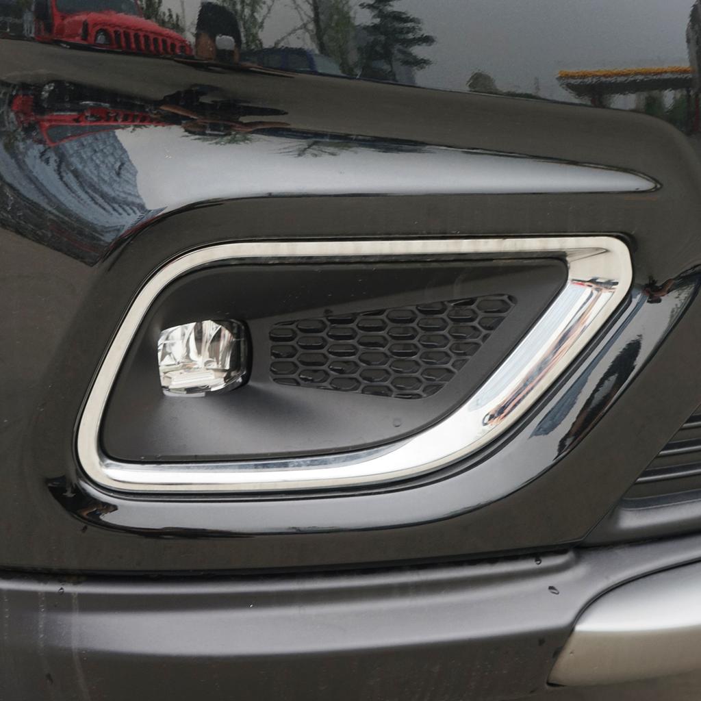 Car Front Right Fog Light Trim Cover Bezel Frame Fit for Jeep Cherokee 2019 2020 Plastic