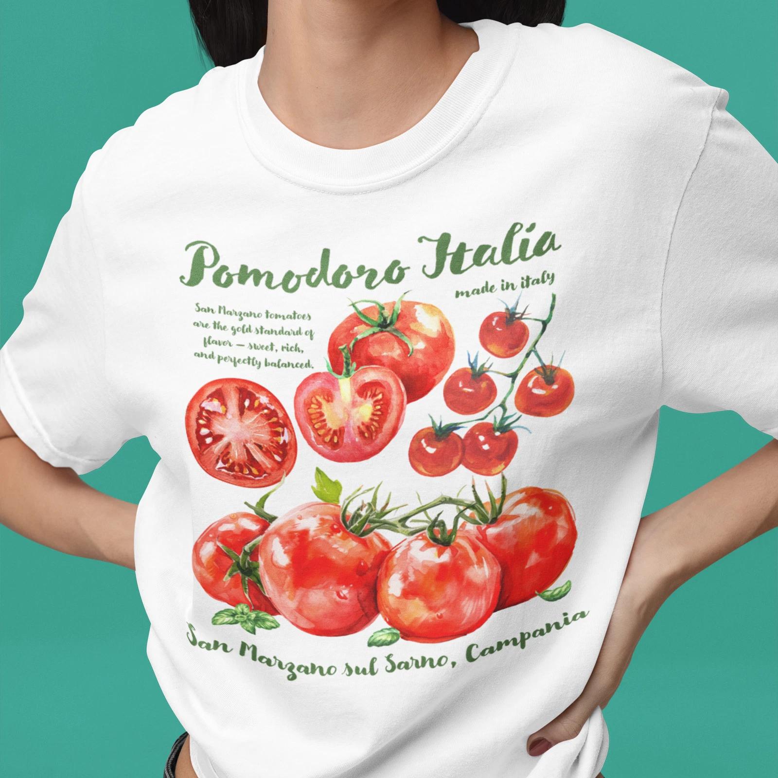 San Marzano Tomato T Shirt, Cute Italian Tomato Tee S