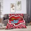 Warm Blankets Child Travel Yellow Duck Heart Throw Blanket Flannel Bedspread Couch Chair Sofa Bed Street Trend Sofa Bed Cover