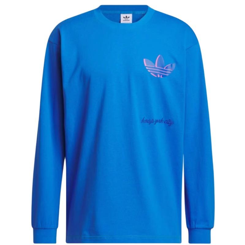 

adidas Originals Hoop York City Long Sleeve T-shirt Blue Burst Unisex IT4985 M