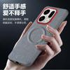 For Oppo Find X9 and X9 Pro Leather Case Magnetic Suction Contrast Color Keys Lens Frame Anti-Fingerprint Soft Silicone Cover