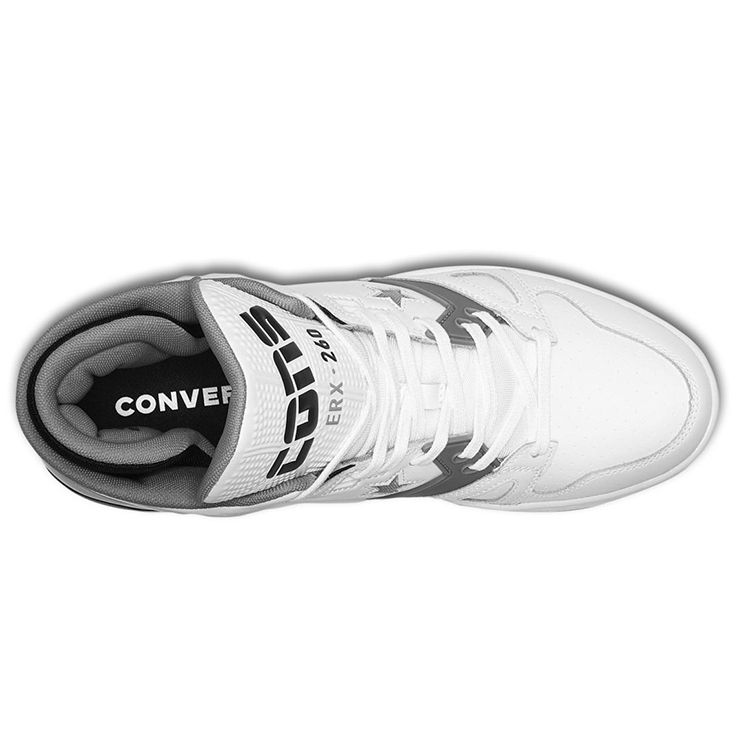 Converse ERX-260 Mid White Mouse Black Unisex Sneakers 165329C