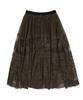 Penfield Lace Flare Long Skirt Brown_Fs1Ws15F