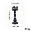European Retro Hollow Crown Wrought Iron Candlestick Set - Wedding Decoration