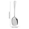 SUS410 Stainless Steel Large Stainless Steel Rice Spoon Ergonomic Metal Serving Spoon Kitchen Flatware Salad Serving Utensils4