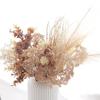 Wabi-Sabi Retro Floral Arrangement with Eucalyptus & Reed Grass for Home Decor & Photography