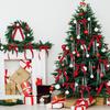 12pcs Red Christmas Bows decoration Velvet Bows Ribbon Home Christmas Tree Bows Gift Wrapping DIY Crafts Front Door Wreath decor