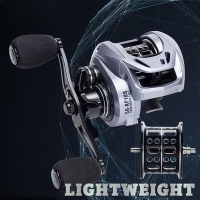 High-quality Bait Water Drop Reel Micro-object Unloading Alarm Anti-explosion Line Fishing Reel Short Axis Lightweight Suitable for Multiple Waters