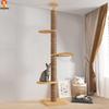 Jingzhou Adjustable Ceiling-to-Floor Cat Tree Tower