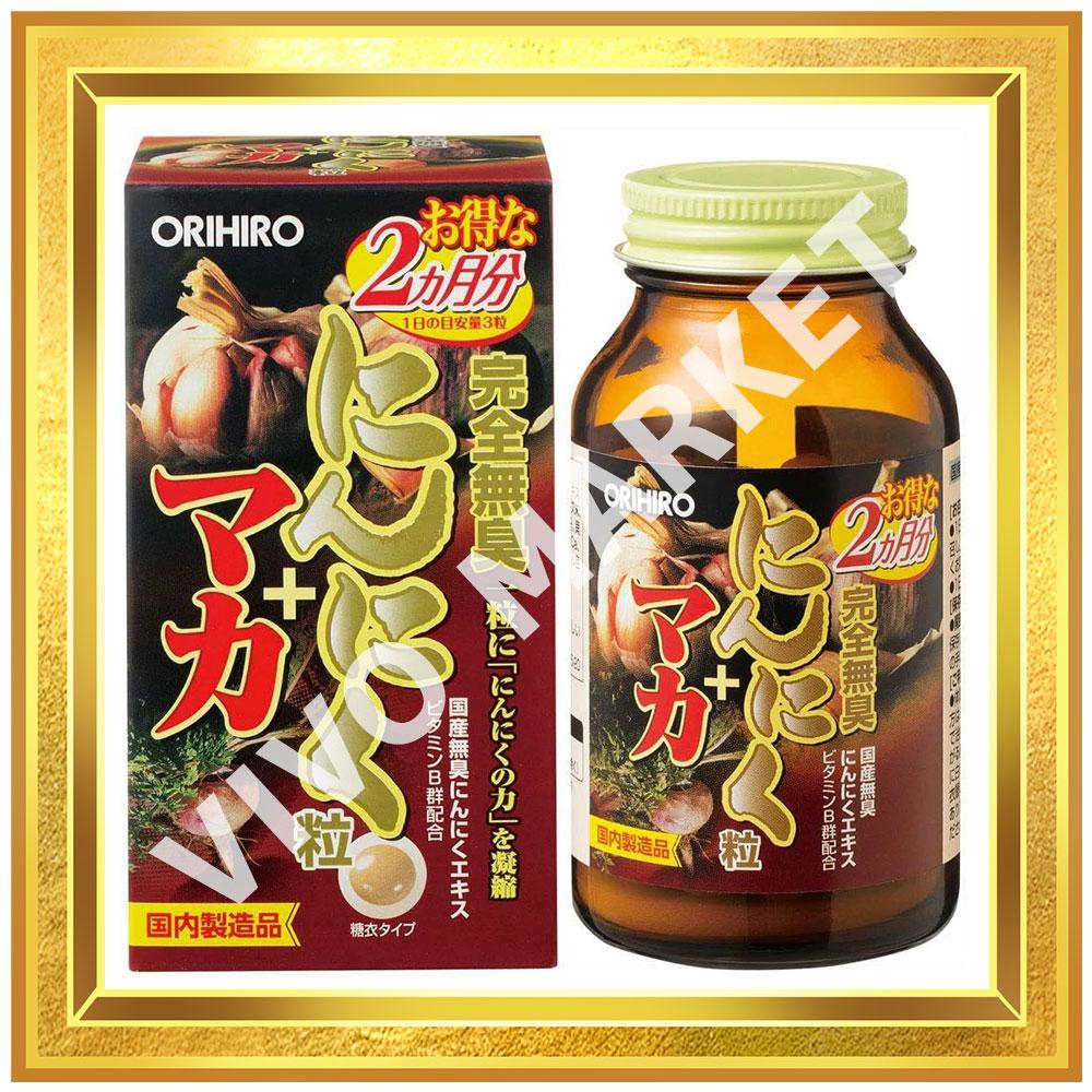 Japon Orihiro maca à lail sans odeur 180 comprimés s567