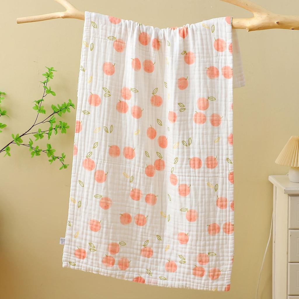 Gauze Bath Towel Adult Six-Layer Couple Pure Cotton Class A Children Soft And Absorbent High-End Non-Hair-Shedding Blanket Skin-Friendly