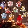 12pcs Cartoon Ghost Hanging Ornaments Funny Halloween Background Ornaments  Kids Toy Gifts