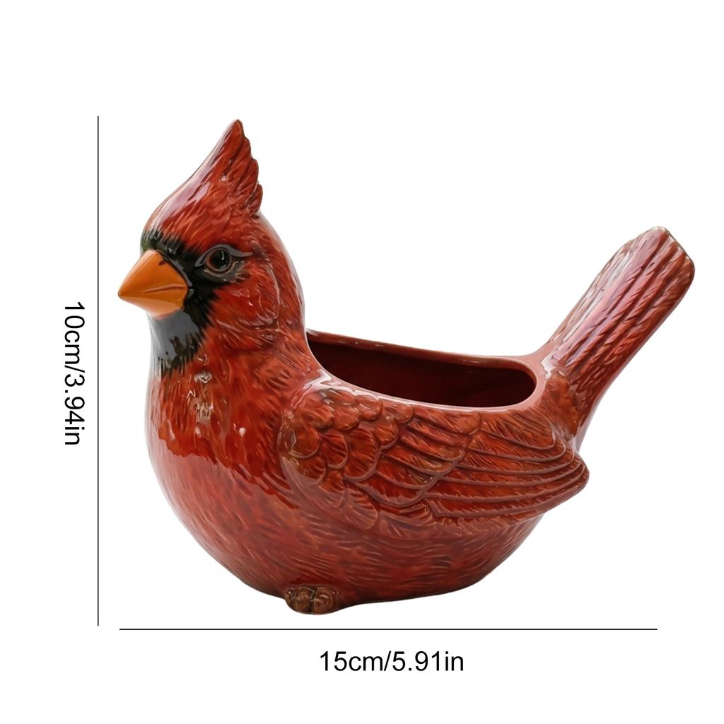 Unique Bird Themed Plant Pot Cute Small Succulent Pot Resin Succulent Planter for Outdoor Indoor Plants Gift Ideas for Mother