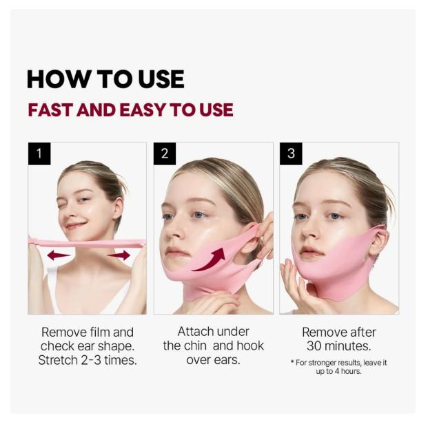 ROUND LAB Camellia Deep Collagen V Lifting Gel Maske Blatt 4 Stück