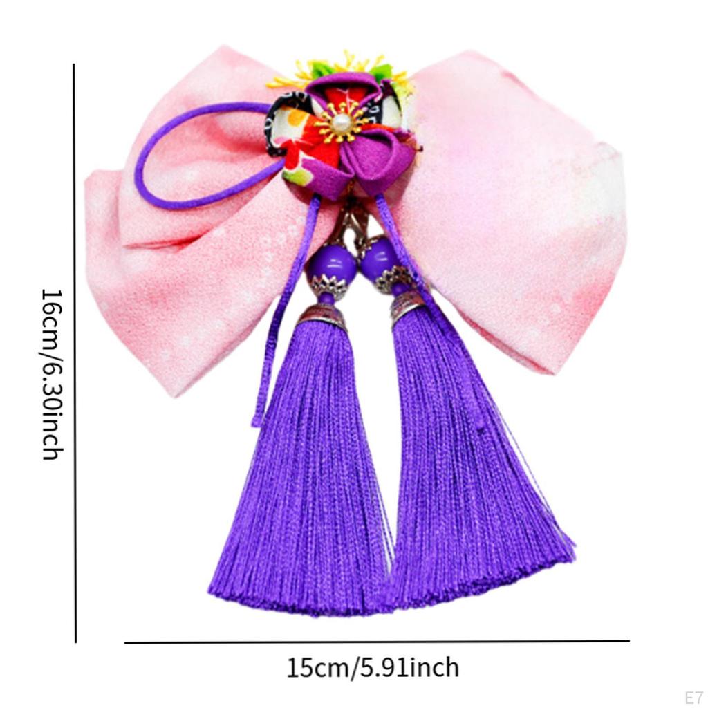 Bowknot Tassel Hair Accessories Antique Decorative Clip Traditional Hairpin