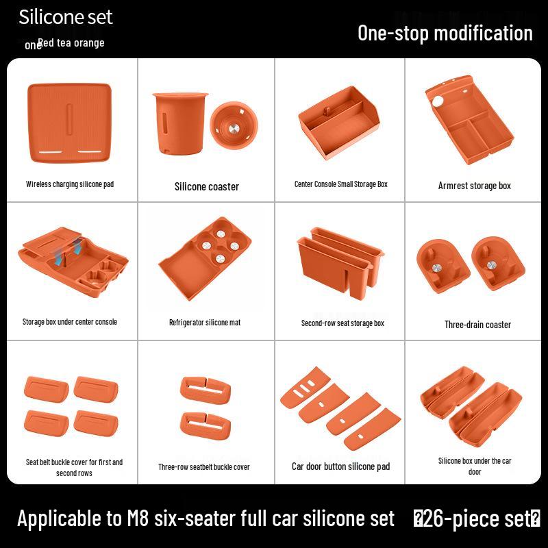 AITO M7 M8 M9 Accessories: Wireless Charger Pad & Interior Trim Mod Kit