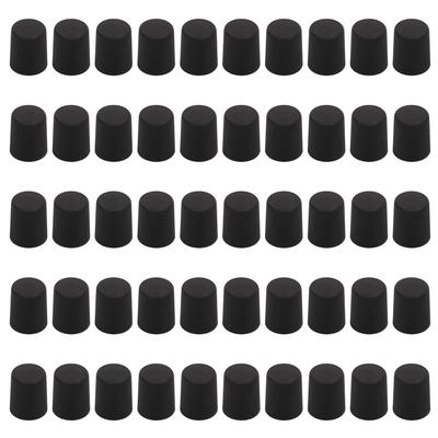 50PCS Air Conditioning Valve Caps Car Fuel Injection Nozzle Caps Sealing Plastic Dustproof Covers