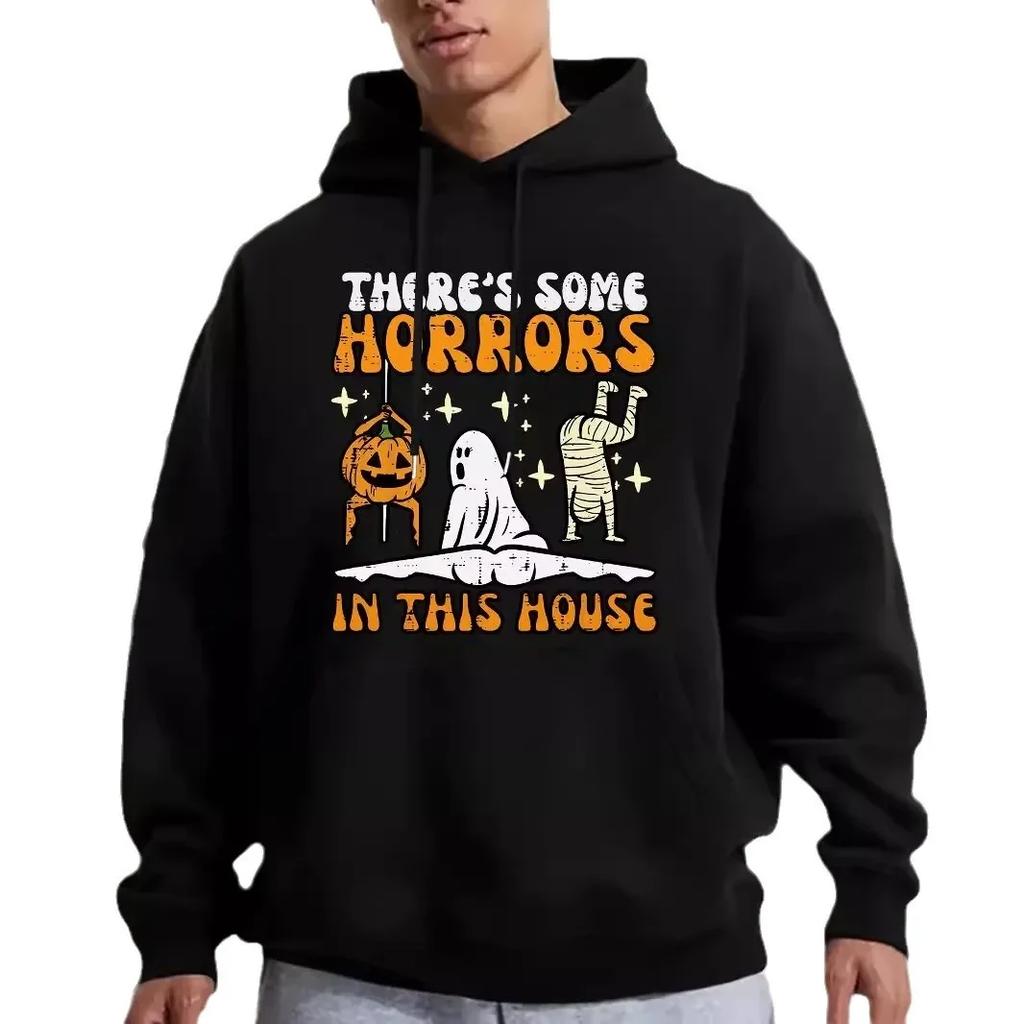Die lässigen Herren-Hoodies und Sweatshirts mit Buchstabenprints für Herbst und Winter sind bequem und für Streetwear geeignet.