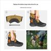 Confezione da 2 Cinghie Elastiche per Stivali Installazione Rapida Base Antiscivolo per Scarpe Cinghia per Gamba per Calzature da Esterno