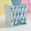 Adjustable Iron Desktop Bookends - Non-Slip Book Stand & Rack, Artistic Shelf Holder for School Stationery & Office Accessories