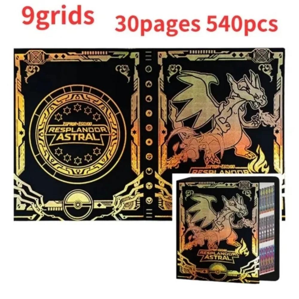 Cartoons Cards Cards Cards Kids Childrens 9 Pockets 540 Book Album Anime Map Game PIKACHU Collectible Birthday Gift Present For