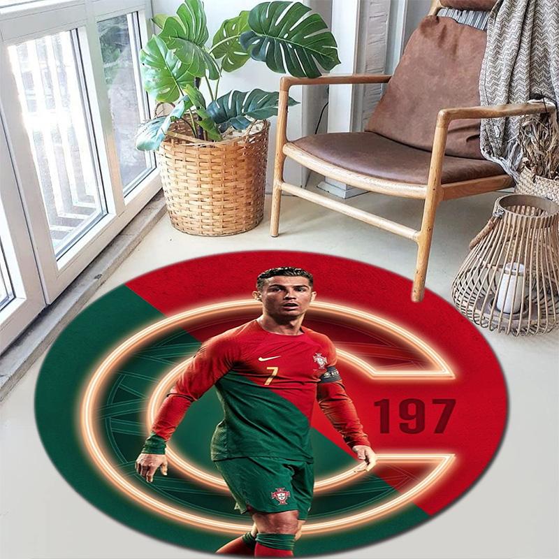 Ronaldo Legacy Glory Champions Carpet Printing Floor Mats Bathroom Mat Fashion Dormitory Decoration
