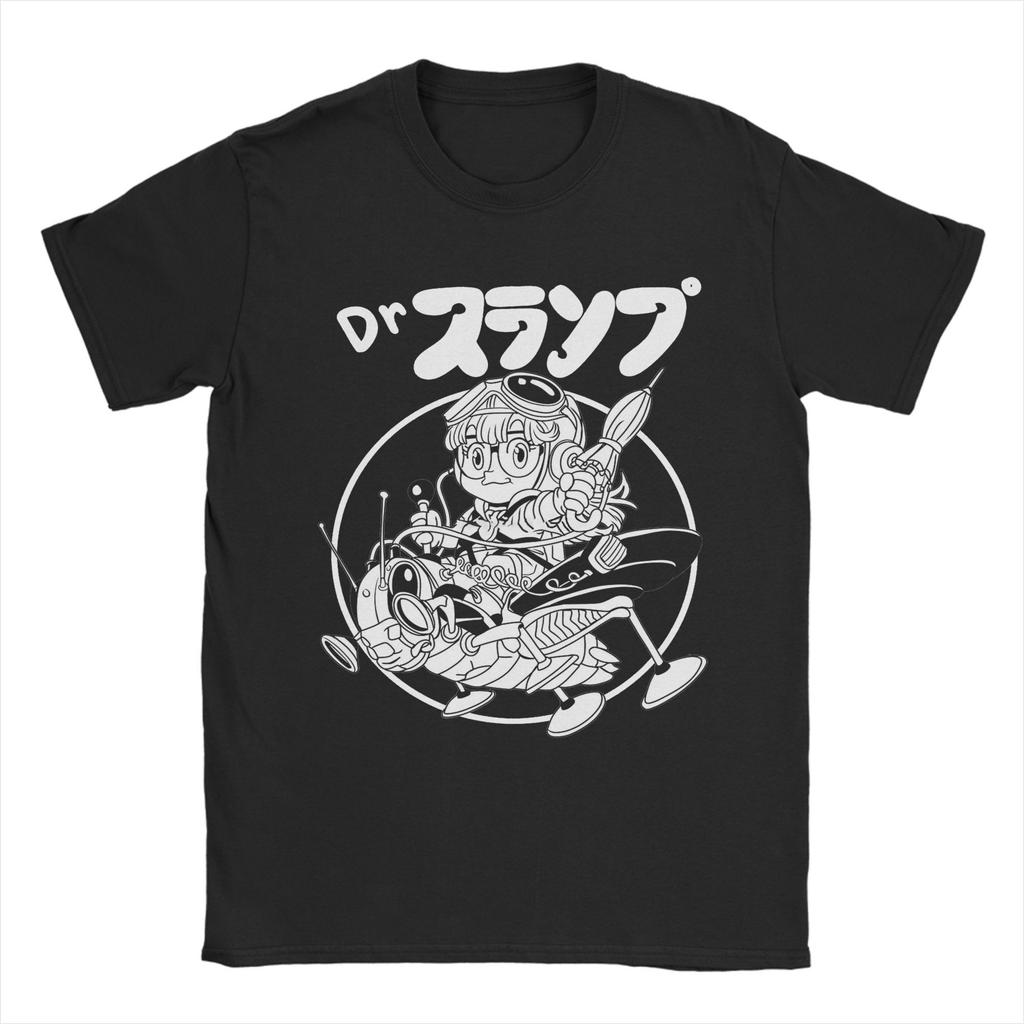 Camisetas Divertidas de Arale Dr. Slump Anime para Hombre y Mujer 100% Algodón Camiseta de Humor Cuello Redondo Mangas Cortas Ropa Nueva Llegada