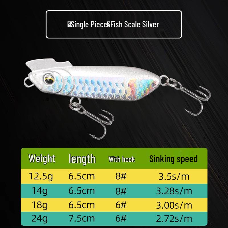 Ultra-Long Cast Chicken Comb Lure for Gudgeon, Mandarin Fish, and Perch