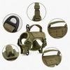 Tactical Cat Harness Vest and Leash Set Adjustable Escape Proof Soft Mesh with Handle Outdoor Walking Pet Training Supplies