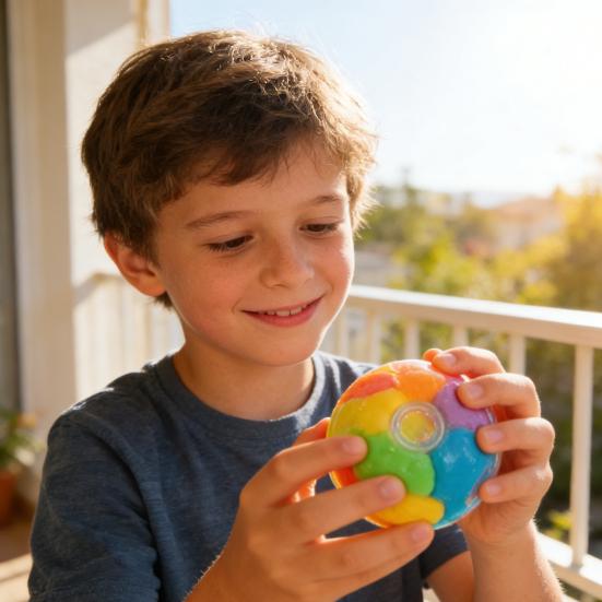 DIY Stress Ball Making Kit Stress Relief Toys with Square Blocks Fillers