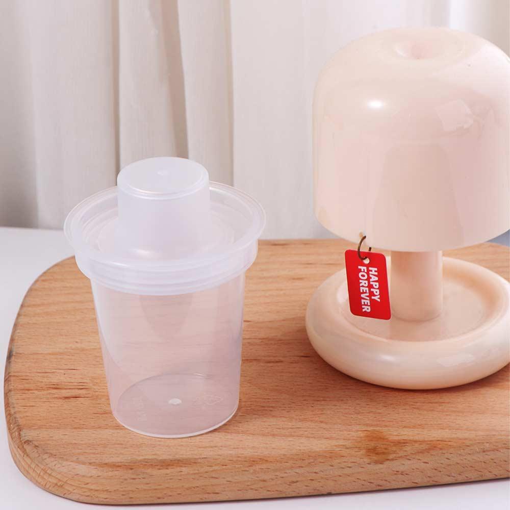 6PCS Transparent Portable Formula Storage Bottle Leakproof Plastic Milk Powder Container 80ML Moisture-proof Baby Formula Box