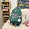 Schoolbag contrasting color simple schoolbag women's 1011 new Korean version ins high-quality backpack for primary and secondary school students