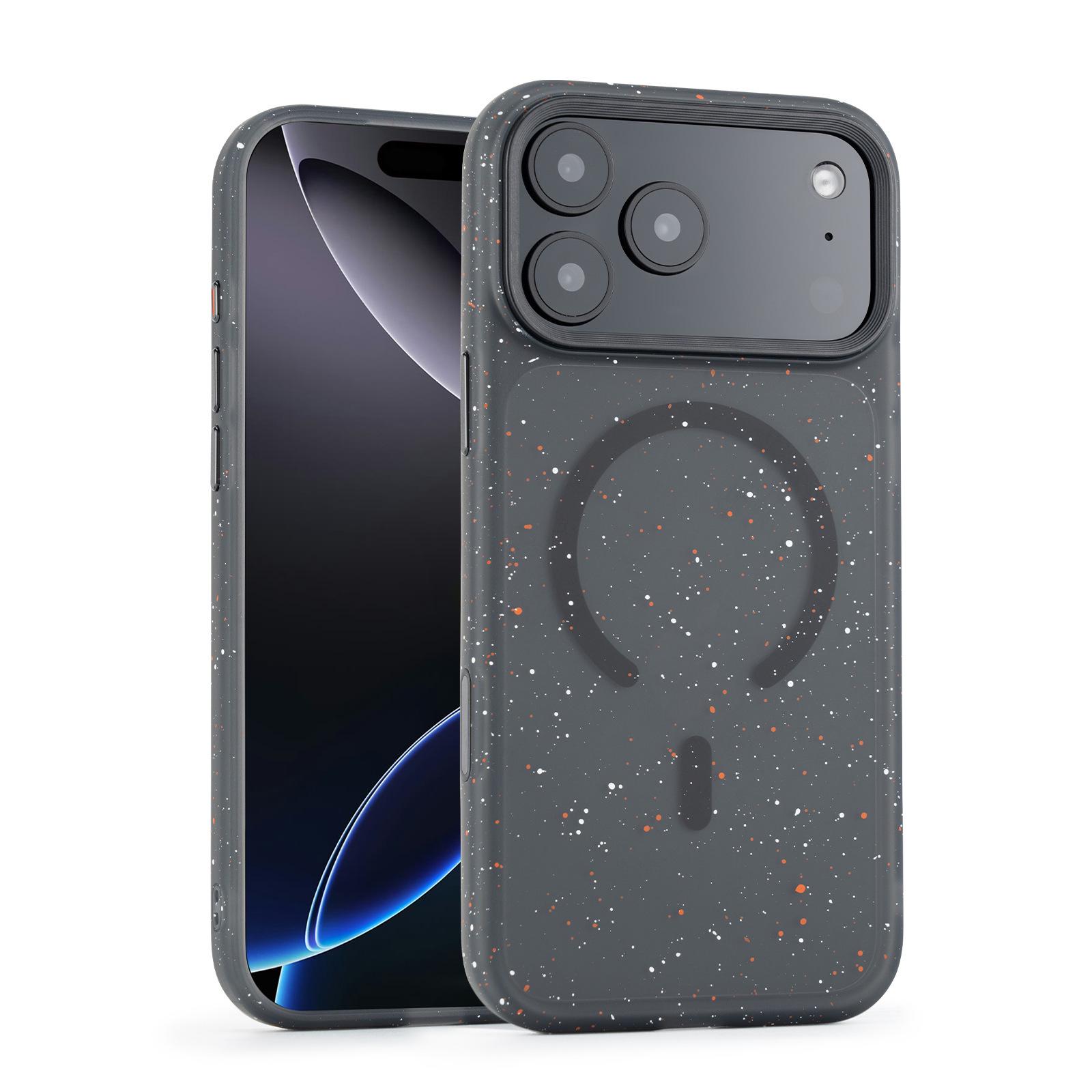 iPhone 17 Pro Max Ink Splash Magnetic Frosted Anti-Fall Protective Case iPhone 17