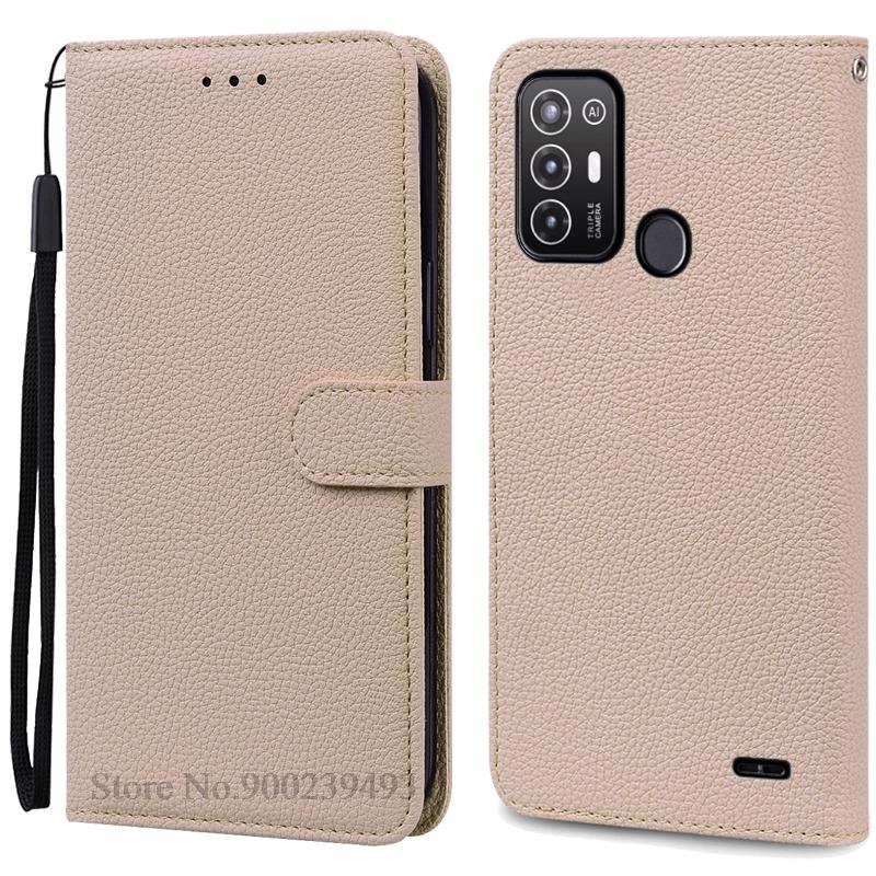 For ZTE Blade A52 Case PU Leather Flip Wallet Case For ZTE Blade A52 Case Silicone Back Cover Phone Coque Fundas