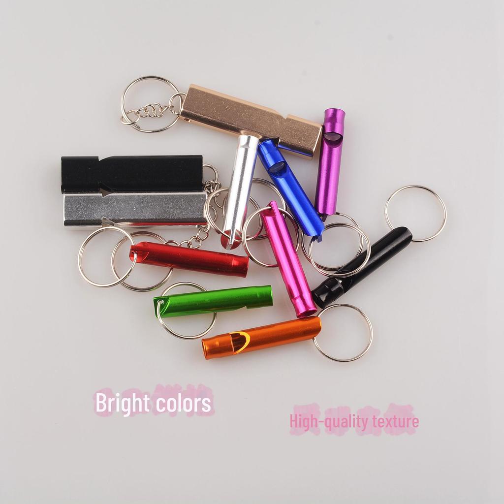 Aluminum Alloy Survival Whistle for Training and Emergencies