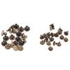 20 stuks Platkop Koper Messing Schroeven Moeren Spijkers Klinknagels Lederen Dop Accessoire (8 mm)