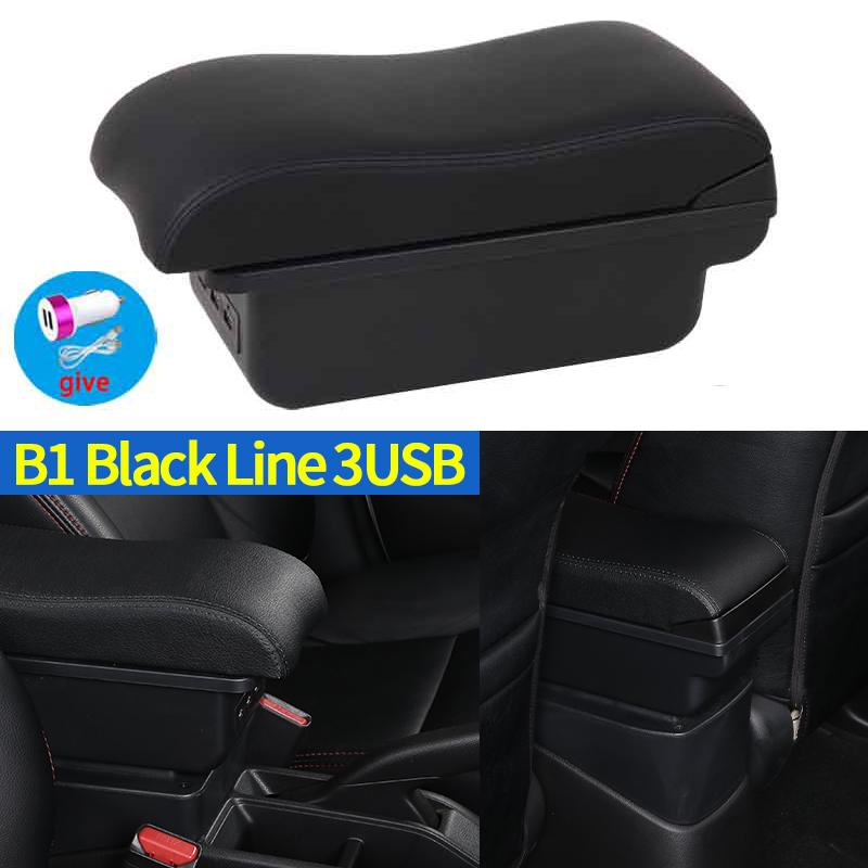 Armrest For Opel Corsa E For Corsa E 2014 2015 2016 2017 2018 2019 Interior center armrest storage box car accessories