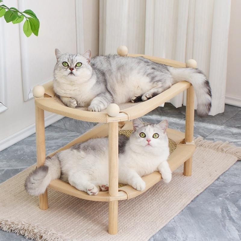 Double Layer Cat Scratching Board Resting Hammock Comfortable Wear Resistant