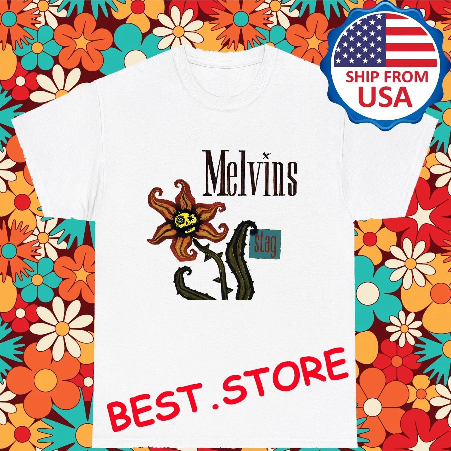 The Melvins STAG Men s White Size S-5XL 3XL